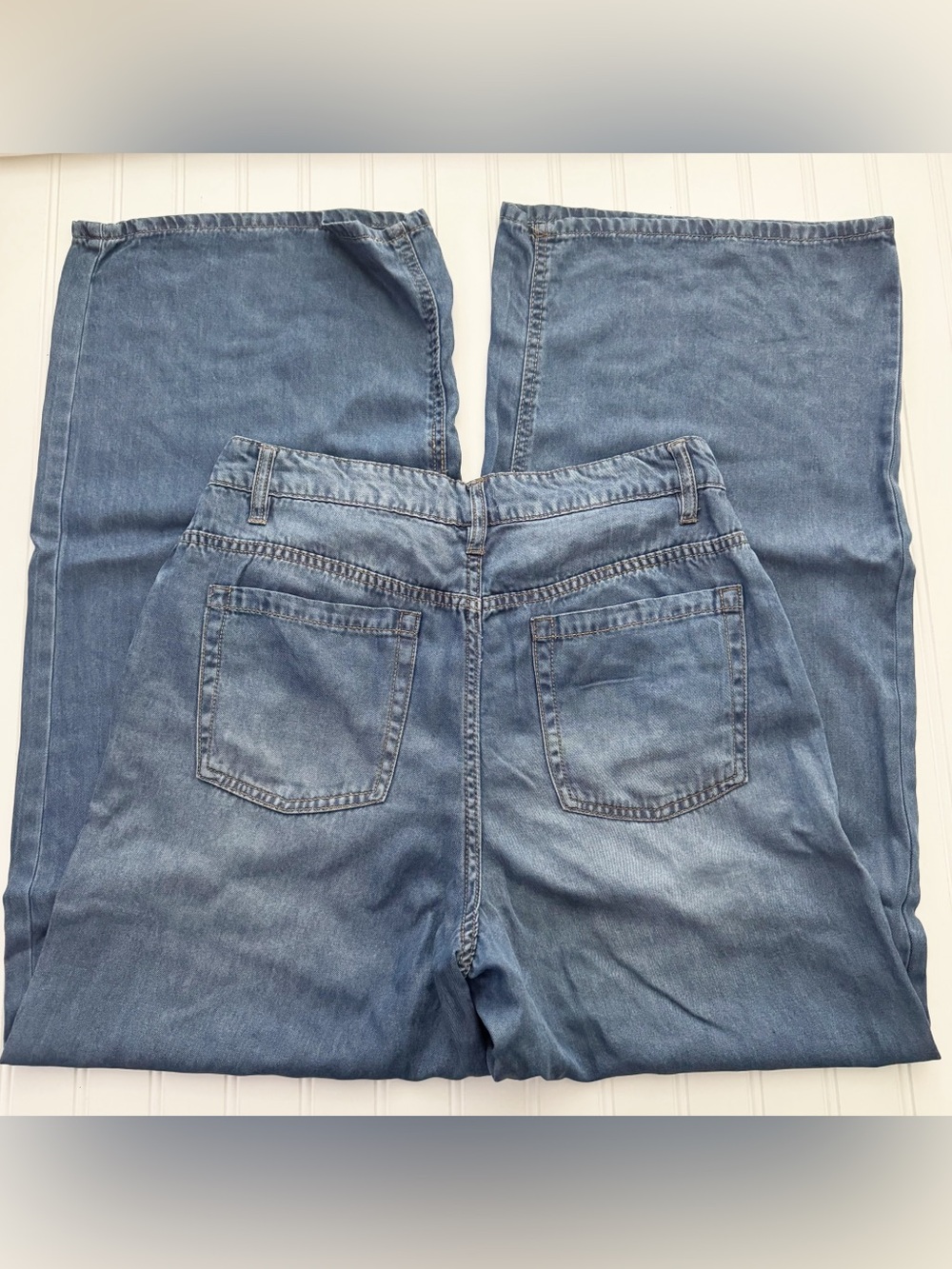 Oat New York High Rise Wide Leg Pants - Size 10 - Picture 3 of 6